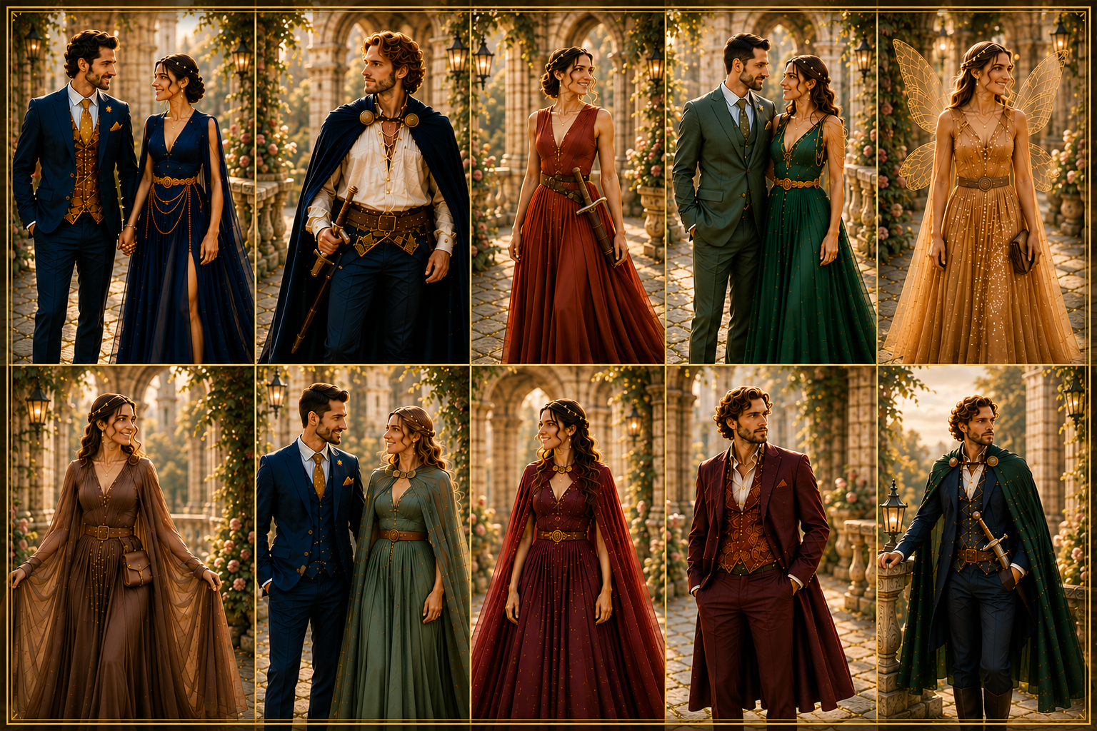 Dresscode-Inspiration: Fantasy, Elegant, Autumn