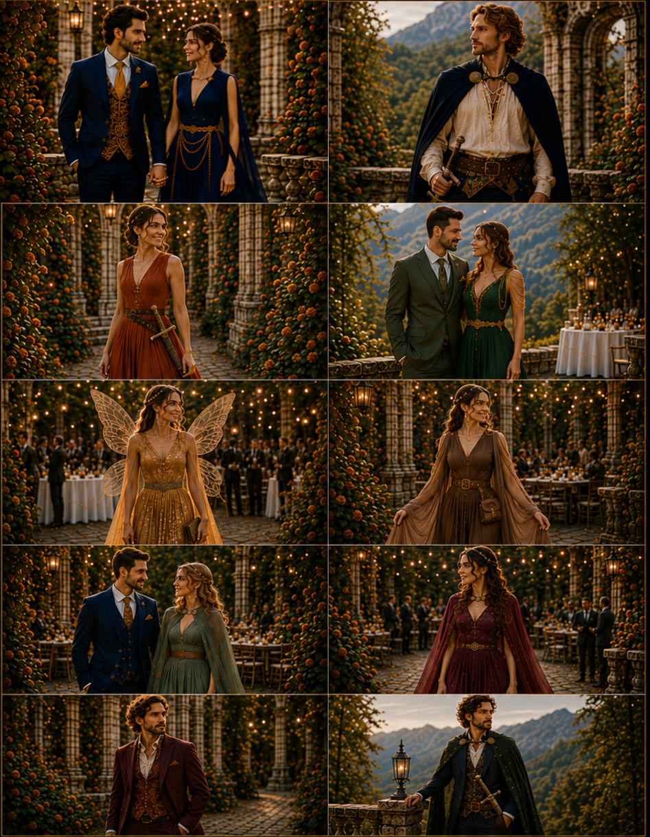 Dresscode-Inspiration: Fantasy, Elegant, Autumn