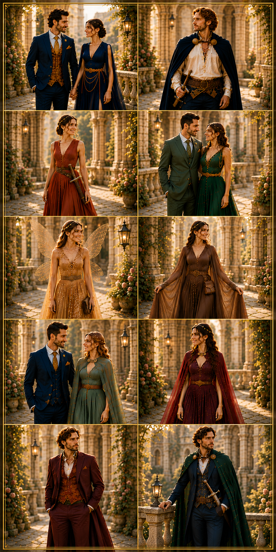 Dresscode-Inspiration: Fantasy, Elegant, Autumn